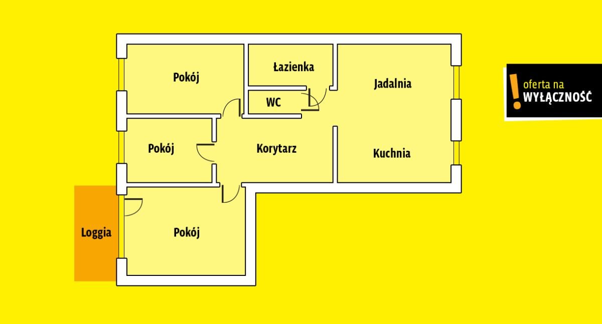 Mieszkanie czteropokojowe  na sprzedaż Kielce, Dewońska  75m2 Foto 2