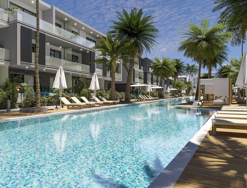 Nowoczesny apartament 2 pok. w kompleksie Long Beach, Cypr Cypr, Yeni Iskele, Yeni İskele, İskele, Cypr Północny  113m2 Foto 1
