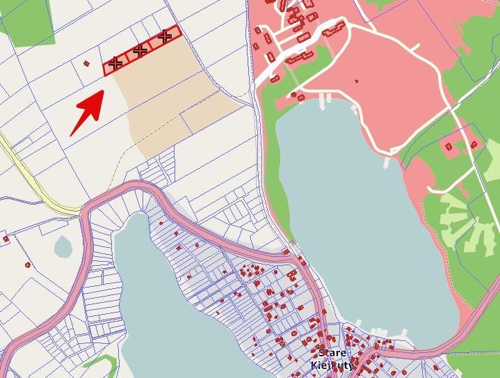 Polecam działkę 3112 m² z dostępem do jezior i mediów Stare Kiejkuty  3 112m2 Foto 1
