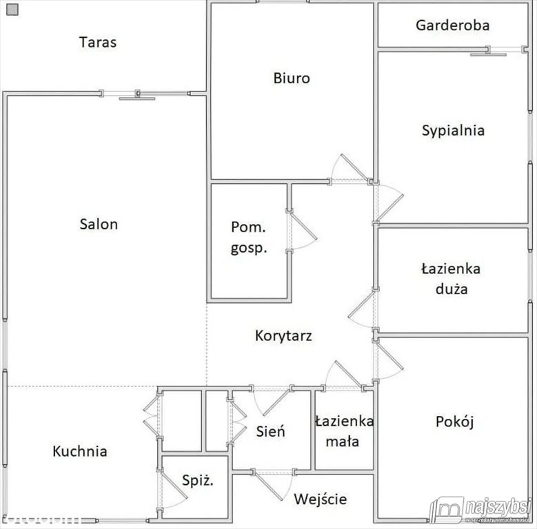 Dom na sprzedaż Charzyno, Willowa  111m2 Foto 24