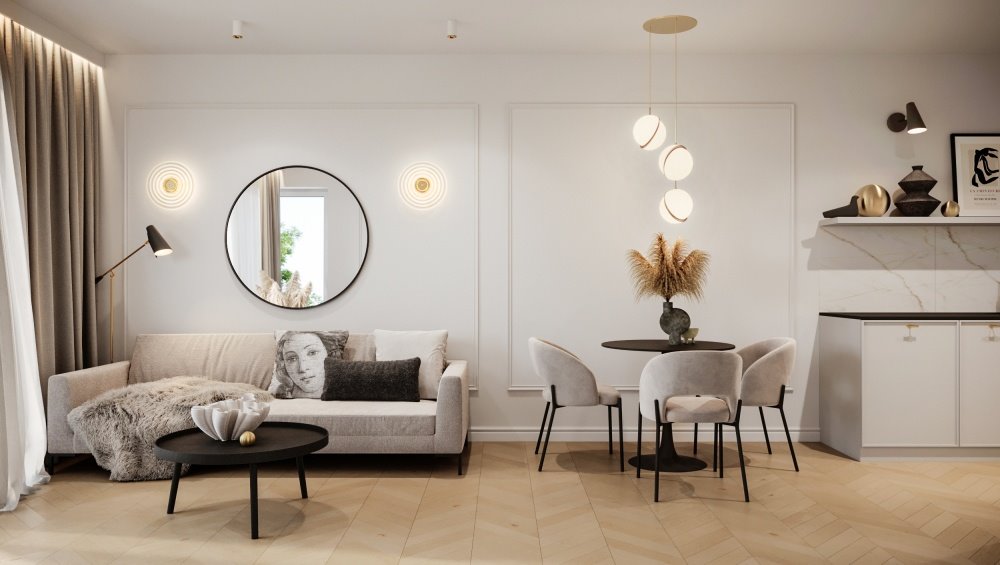 Apartament z widokiem na Motławę, 49 m², miejsce w hali Gdańsk, Stare Miasto, Stara Stocznia  49m2 Foto 1