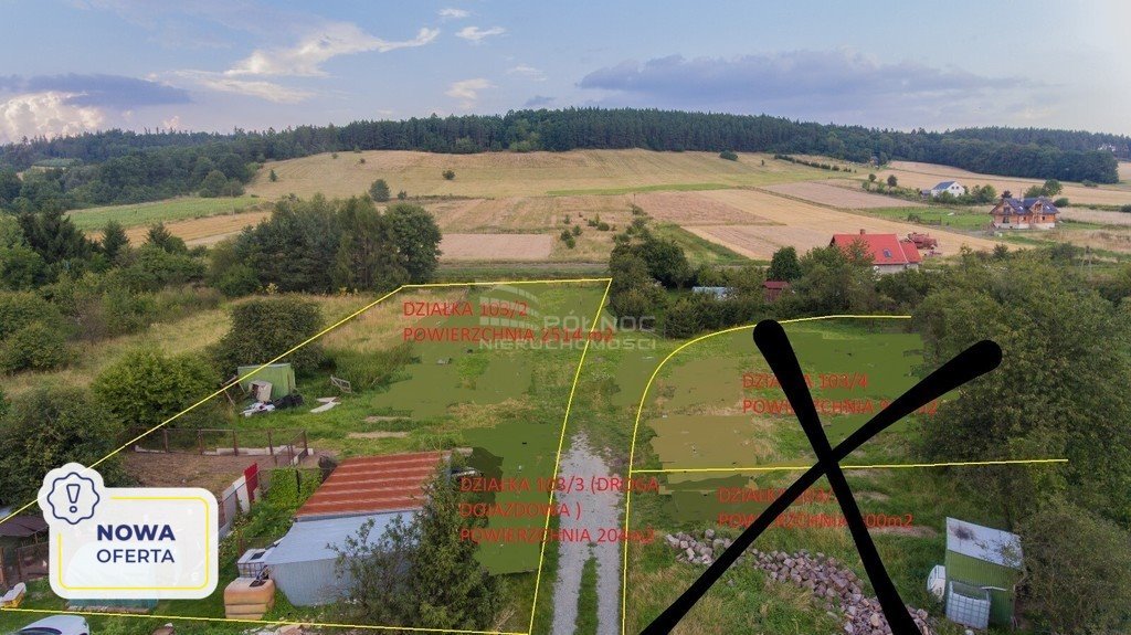 Działka budowlana na sprzedaż Gołogłowy  2 514m2 Foto 1