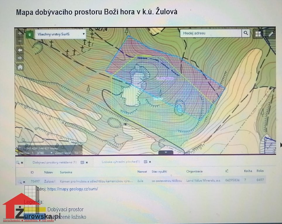 Działka inna na sprzedaż Czechy, Zulova  58 057m2 Foto 6