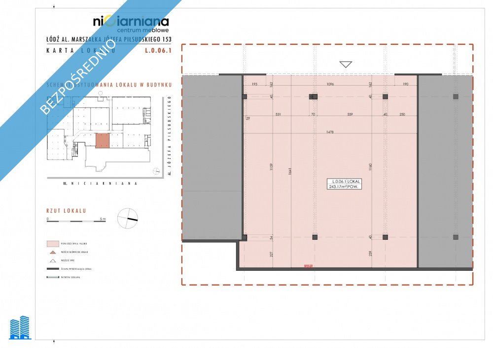 Lokal użytkowy na wynajem Łódź, Widzew, Piłsudskiego 153  250m2 Foto 4