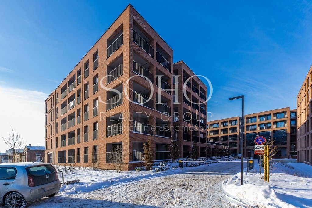 Nowoczesne studio z balkonem i klimatem, gotowe do wykończenia Kraków, Śródmieście  35m2 Foto 1