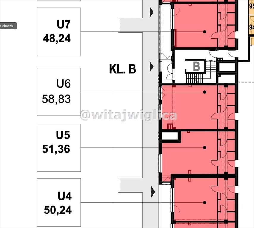 Lokal użytkowy na sprzedaż Wrocław, Krzyki, Ślężna  59m2 Foto 4