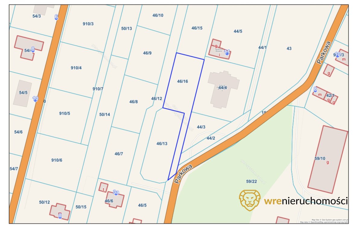 Sprzedam działkę 1263 m² w Pruszowicach - idealna pod dom Pruszowice, Parkowa  1 263m2 Foto 1