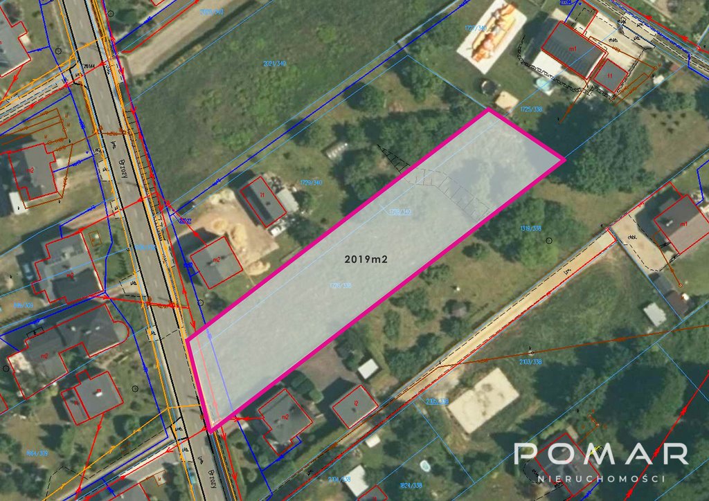 Działka 2019 m² w Książenicach (spokój i potencjał inwestycyjny) Książenice, Brzozy  2 019m2 Foto 1