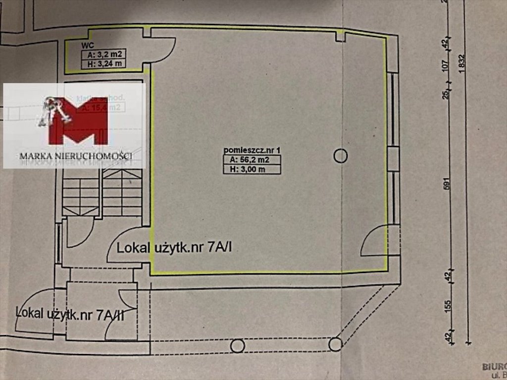 Lokal użytkowy na sprzedaż Kędzierzyn-Koźle, Kędzierzyn Śródmieście, Głowackiego  60m2 Foto 6