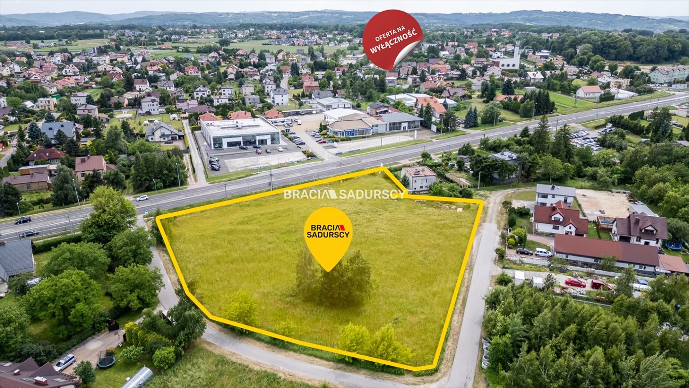 Działka komercyjna przy drodze 94 Tarnów – 7 379 m² Tarnów, Zabłocie, Krakowska  7 379m2 Foto 1