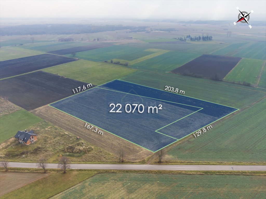 Działka przemysłowo-handlowa na sprzedaż Jedlno Pierwsze  22 070m2 Foto 1