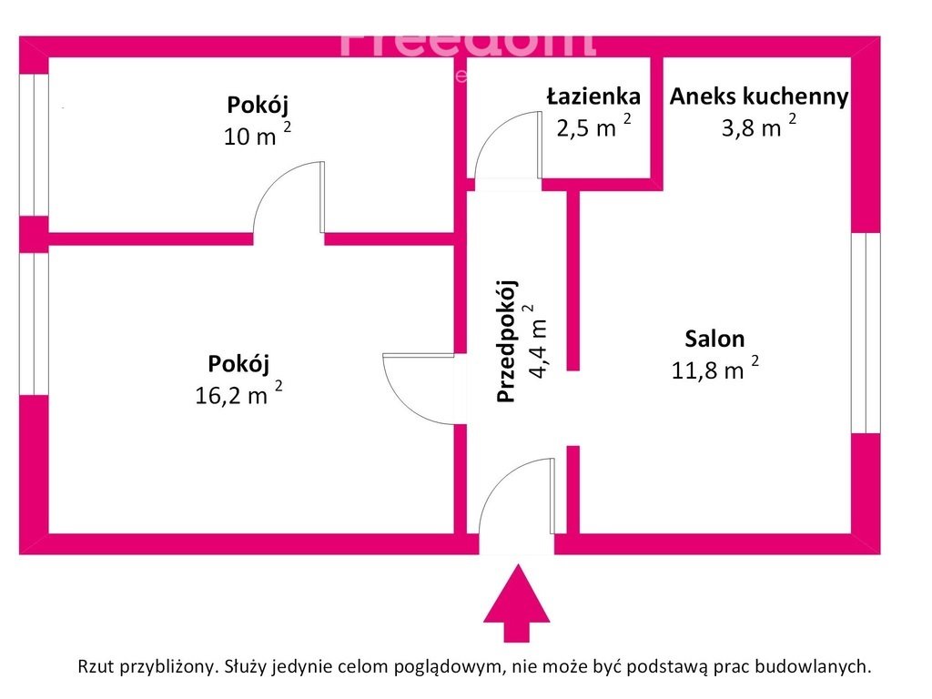 Mieszkanie trzypokojowe na sprzedaż Lublin, Tatary, Hutnicza  46m2 Foto 5