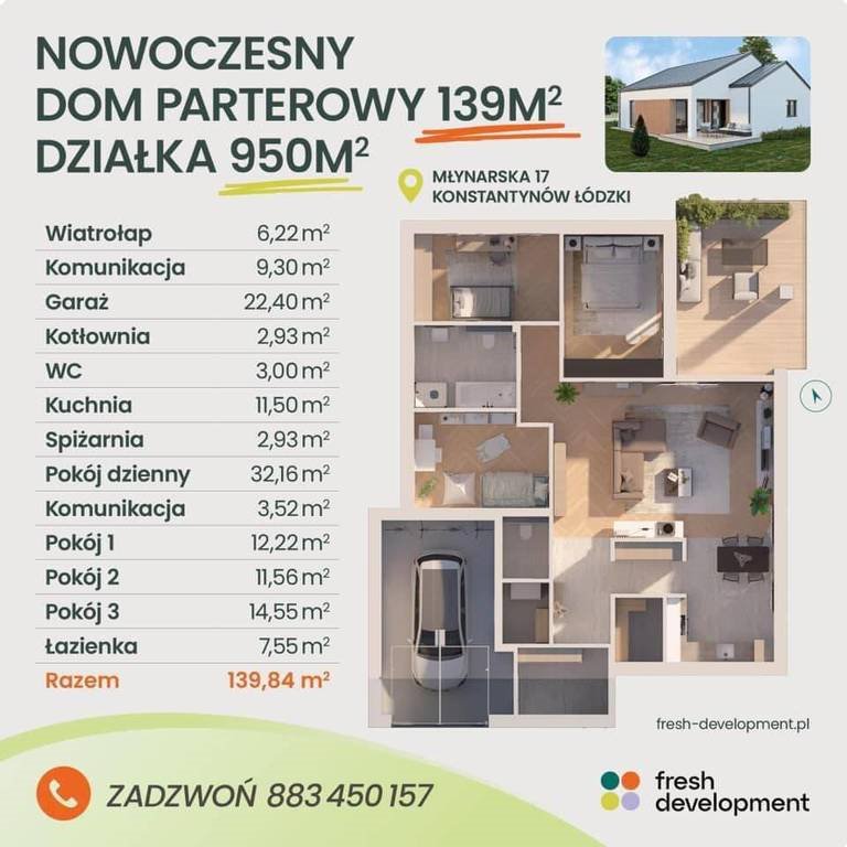 Dom na sprzedaż Konstantynów Łódzki, Młynarska  140m2 Foto 2