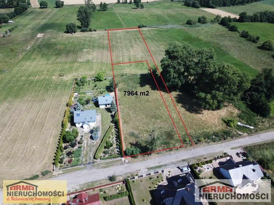 Sprzedam działkę rolną z możliwością zabudowy 7 964 m² w Witkowie WITKOWO DRUGIE, Kolejowa  7 964m2 Foto 1