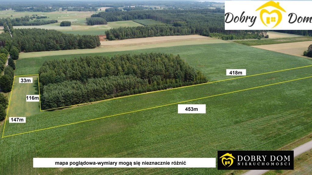 Duża działka rolna 1,71 ha z możliwością zagospodarowania Odnoga-Kuźmy  17 179m2 Foto 1