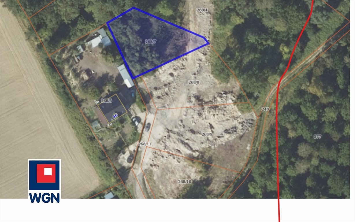 Działka budowlana 1200 m2 w Kraszowicach, cicha okolica Kraszowice, Kraszowice  1 200m2 Foto 1