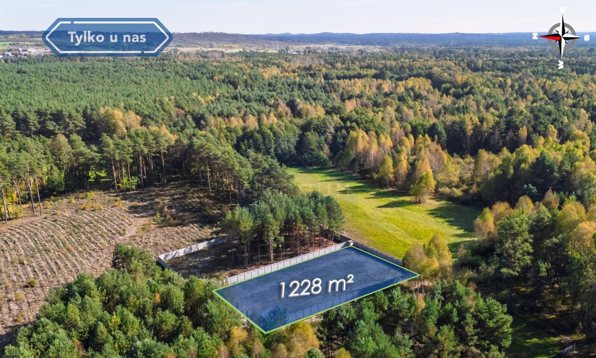 Działka budowlana na sprzedaż Żarki, Jagodowa  1 228m2 Foto 2