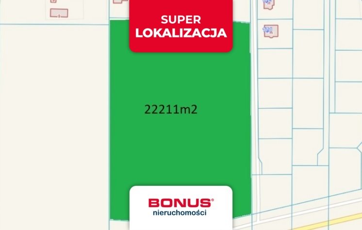 Do sprzedania grunt inwestycyjny 2,22 ha z mediami i MPZP Wierzbica  22 211m2 Foto 1