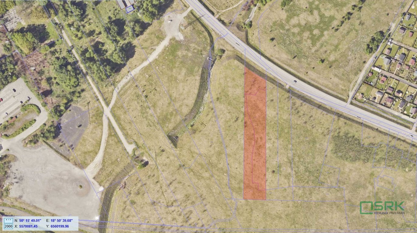 Działka 5195 m² w Rudzie Śląskiej - tereny usług Ruda Śląska, Bielszowice, Bielszowicka  5 195m2 Foto 1