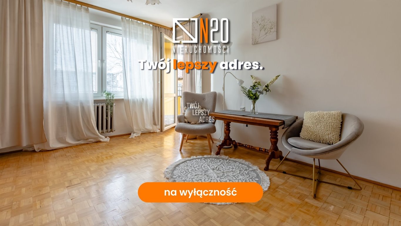 3-pokojowe mieszkanie z balkonem i zielonym widokiem - polecam! Tarnów, Centrum, Drużbackiej  46m2 Foto 1