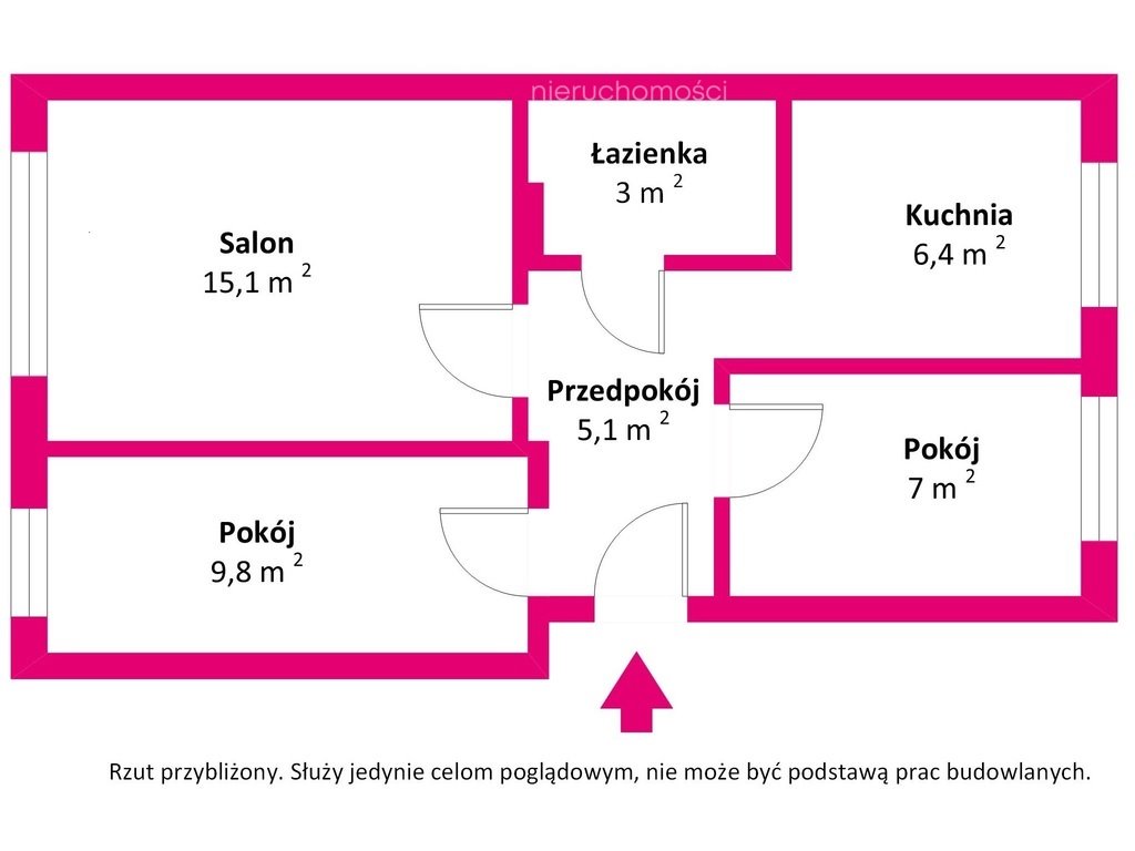 Mieszkanie trzypokojowe na sprzedaż Biskupiec, Mikołaja Kopernika  52m2 Foto 12