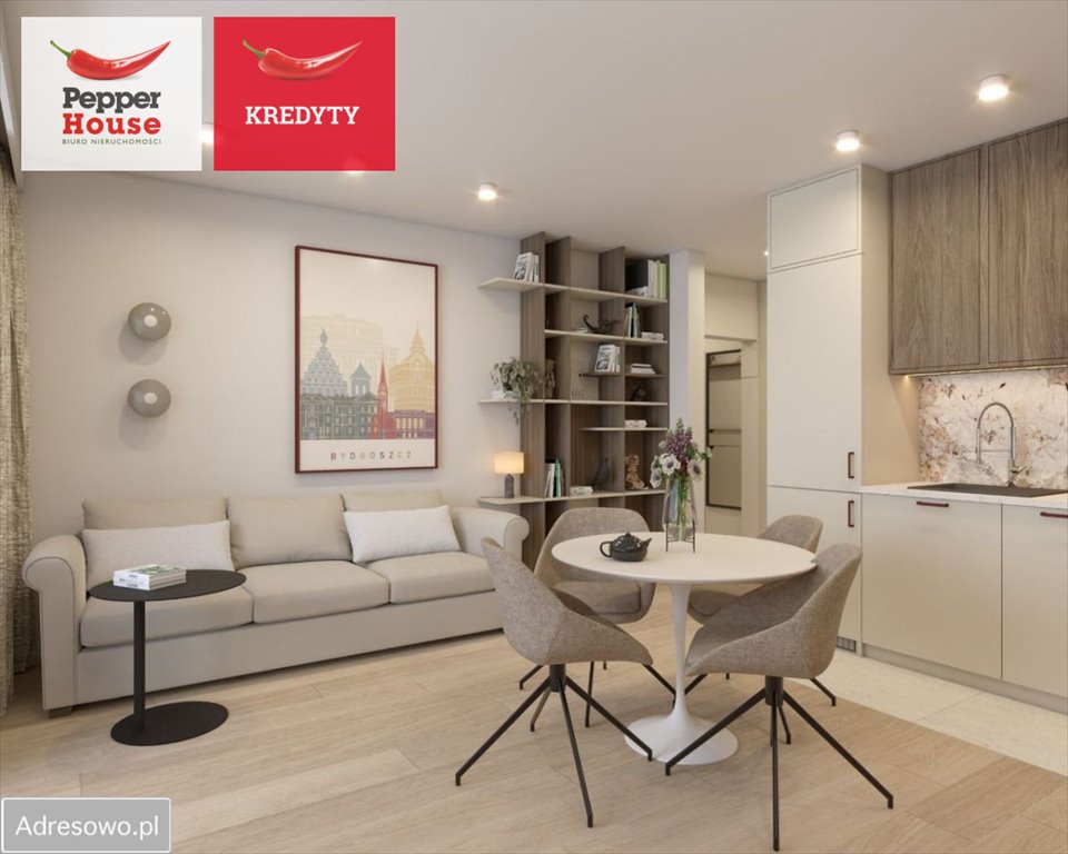 Nowoczesne 2 pokoje z balkonem i garderobą po remoncie Bydgoszcz, Jary, Chłodna  37m2 Foto 1