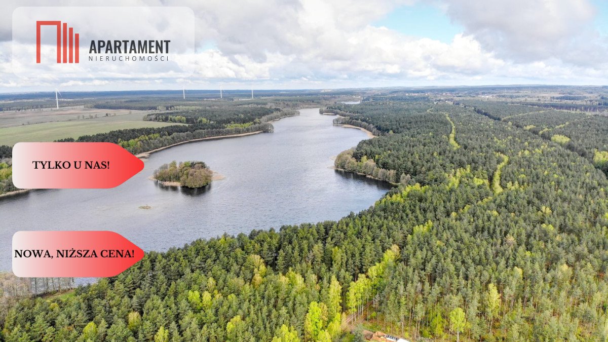 Działka 1678 m² pod zabudowę letniskową nad jeziorem Trzmielewo  1 678m2 Foto 1