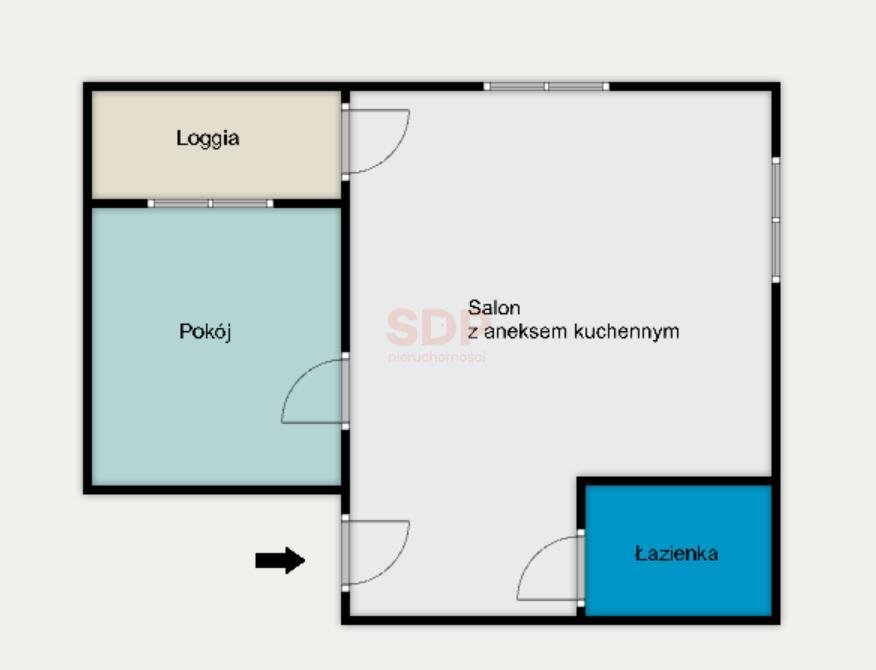 Mieszkanie dwupokojowe na sprzedaż Wrocław, Stare Miasto, Stare Miasto, Kępa Mieszczańska  45m2 Foto 1