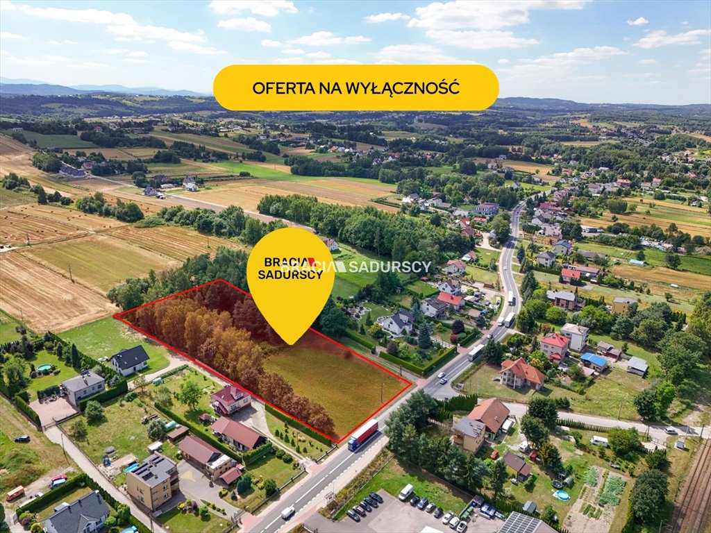 Działka usługowa 9 800 m² przy drodze krajowej - polecam Facimiech  9 800m2 Foto 1