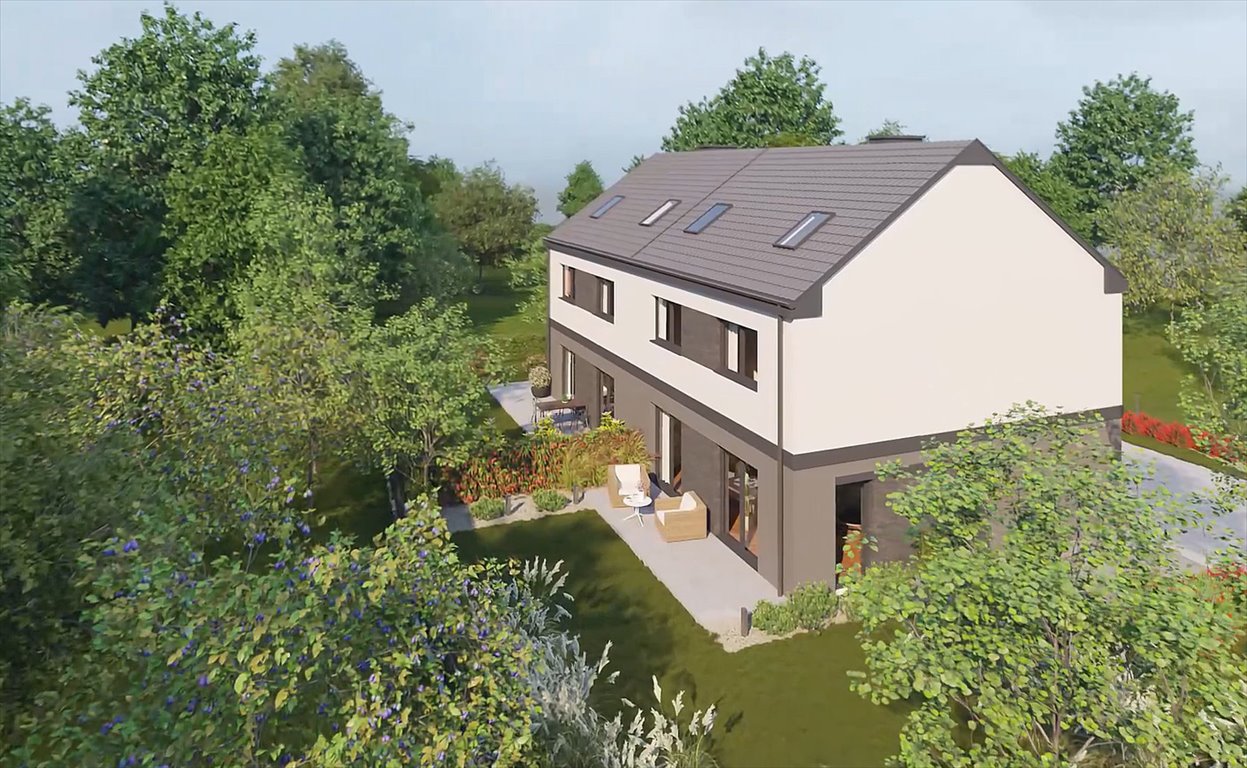 Nowoczesny dom w Iwinach z ogrodem i wysokim standardem Iwiny, Iwiny  128m2 Foto 1