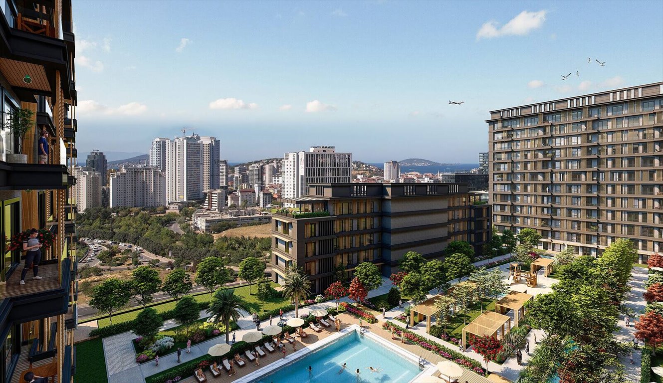 Apartament z widokiem na morze, blisko metra i centrum Turcja, Stambuł, Esenkent, Maltepe, Stambuł  181m2 Foto 1