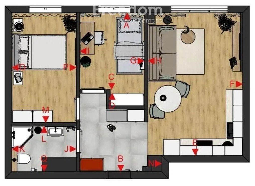 Mieszkanie trzypokojowe na sprzedaż Białystok, Os. Sienkiewicza, Ciepła  45m2 Foto 1