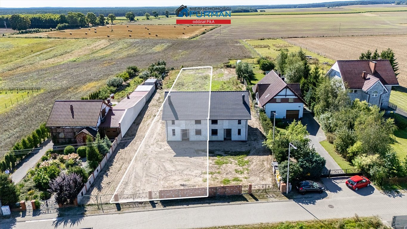 Zapraszam do obejrzenia domu bliźniaczego 122,8 m² z dużą działką 1065 m² Stara Łubianka  123m2 Foto 1