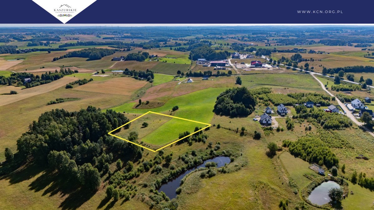 Urokliwe działki w Rybakach Kaszuby, 978 m², spokój i zieleń Rybaki  978m2 Foto 1