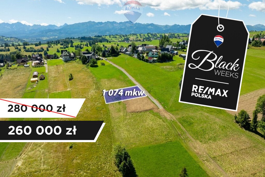 Działka budowlana na sprzedaż Sierockie  1 074m2 Foto 1