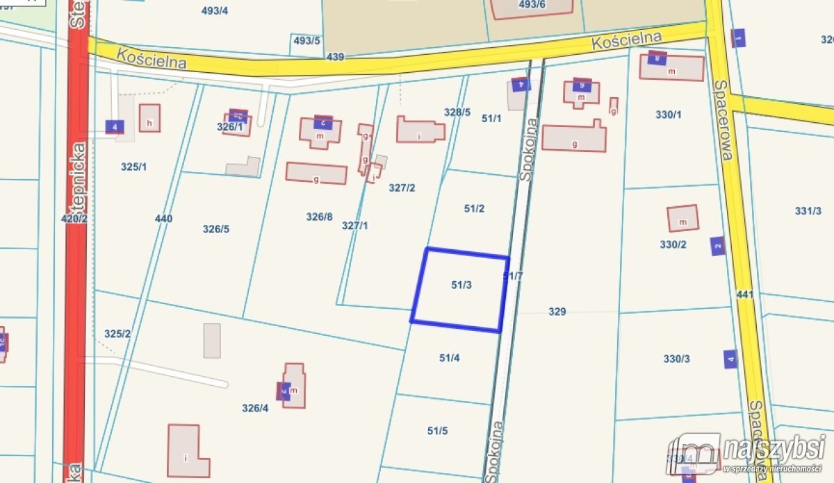 Do sprzedania działka 1037 m² w Krępsku z warunkami zabudowy Krępsko, Centrum  1 037m2 Foto 1