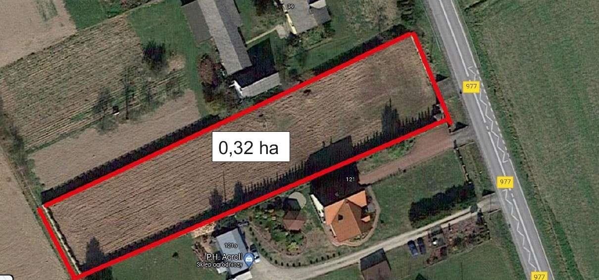 Działka budowlana 3 200 m² z mediami, przy drodze wojewódzkiej Bogoniowice  3 200m2 Foto 1