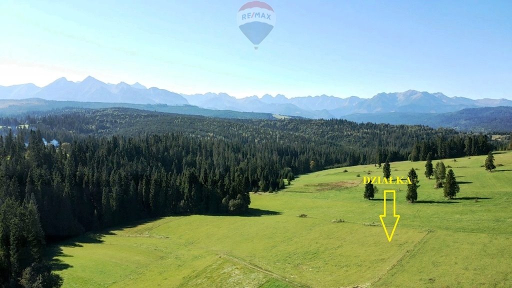 Działka z widokiem na Tatry, las, dojazd utwardzony Rzepiska, Potok Grocholów  1 484m2 Foto 1