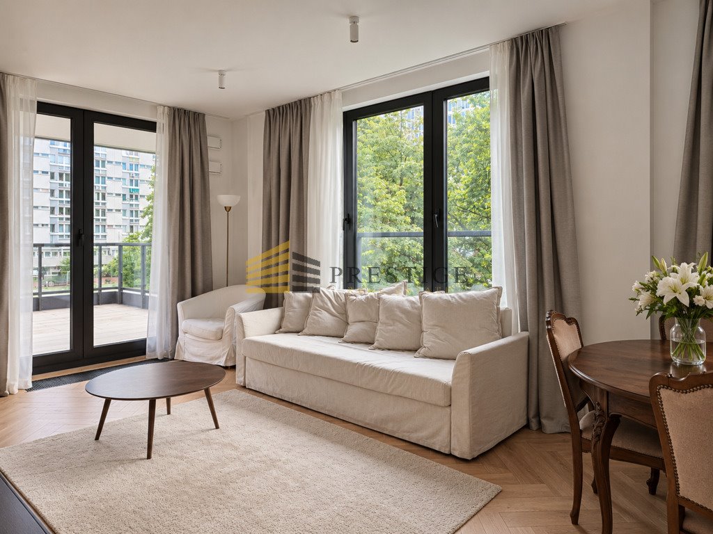 Na wynajem przestronne mieszkanie 71 m² z tarasem 40 m² w Warszawie Warszawa, Wola, Mirów, Grzybowska  71m2 Foto 1