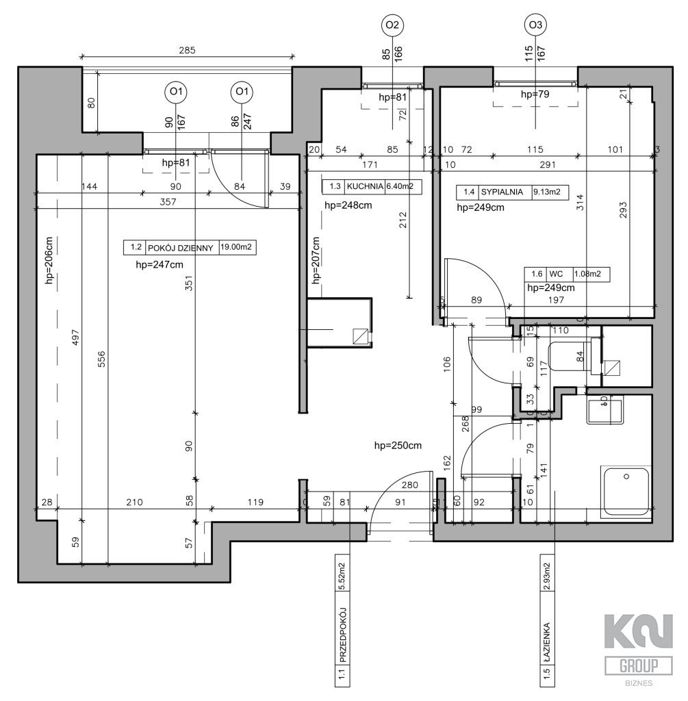 Mieszkanie dwupokojowe na wynajem Łódź, Śródmieście, Manhattan, Sienkiewicza  45m2 Foto 19