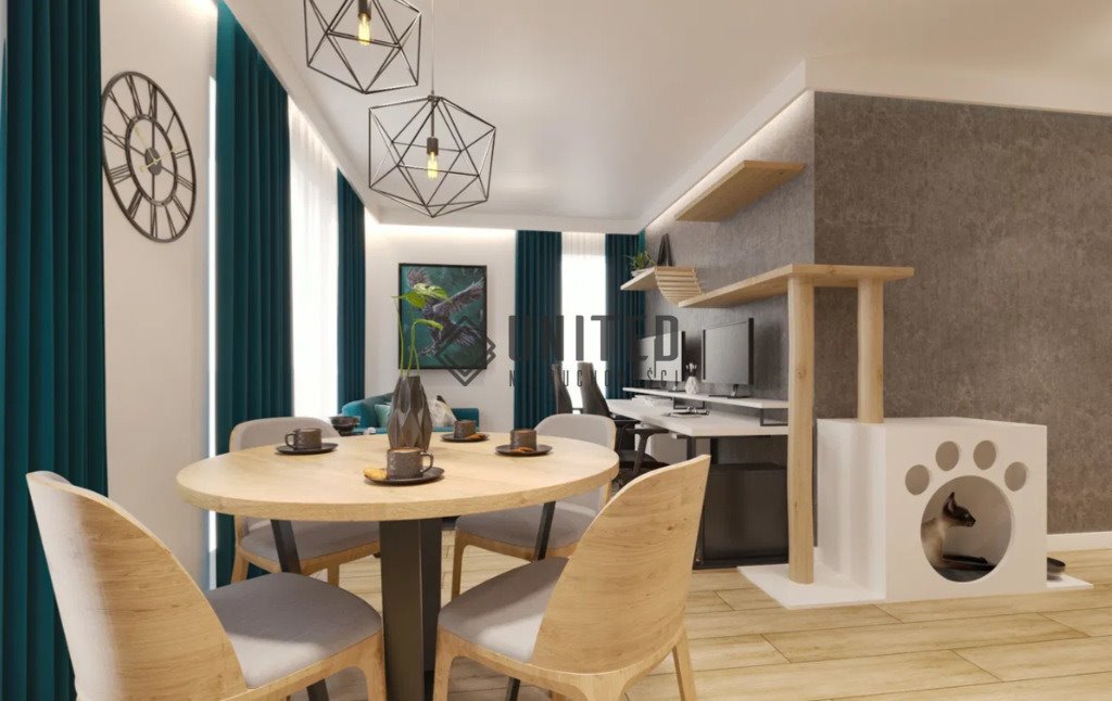 Stylowe 3-pokojowe mieszkanie z ogródkiem i widokiem na Sky Tower Wrocław, Klecina, Klecina, Jutrzenki  45m2 Foto 1