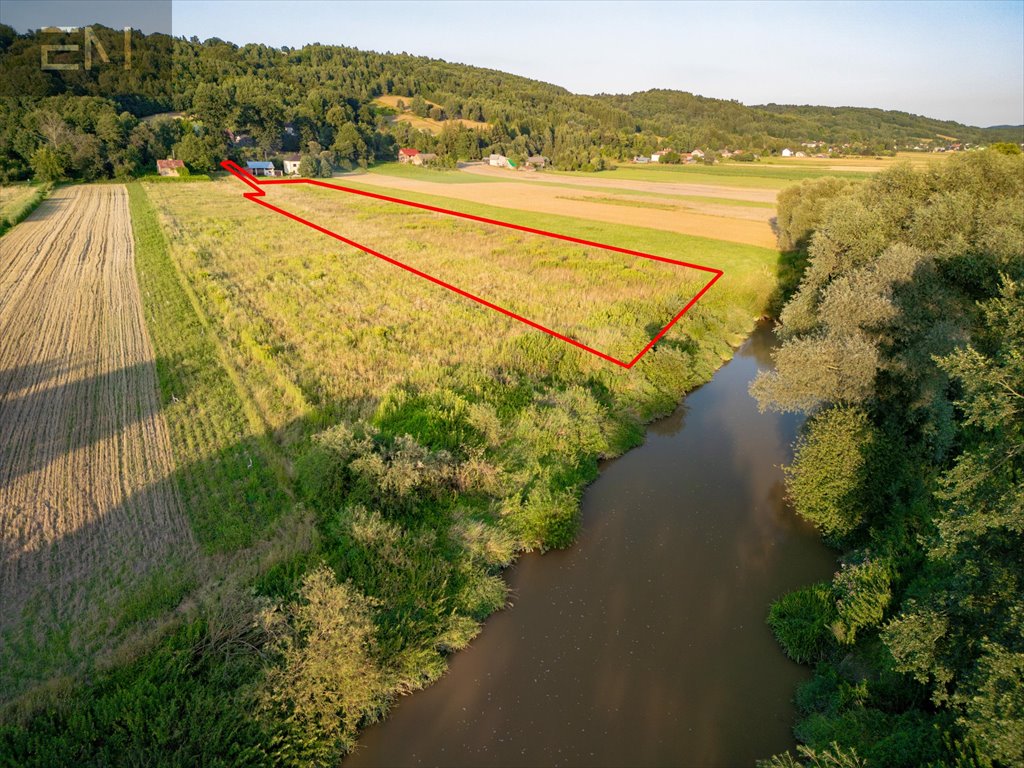 Działka z dostępem do Wisłoka, media, 72 a, Kobyle Kobyle  7 200m2 Foto 1