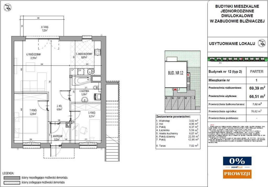 Mieszkanie trzypokojowe na sprzedaż Radzymin, Wołomińska  69m2 Foto 6