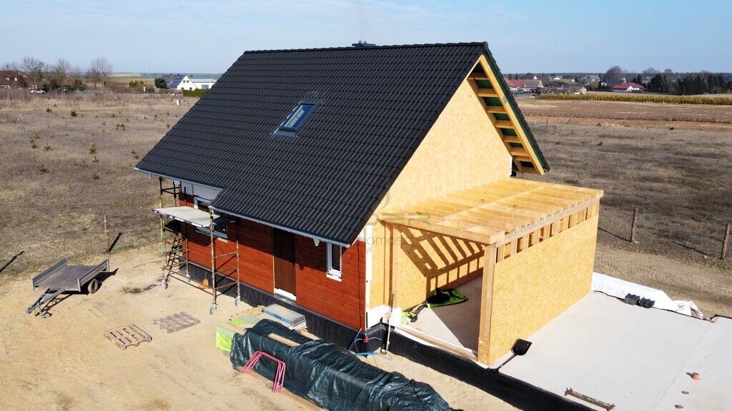 Nowoczesny dom w Janczewie z 5 pokojami i technologią szkieletową Janczewo  132m2 Foto 1