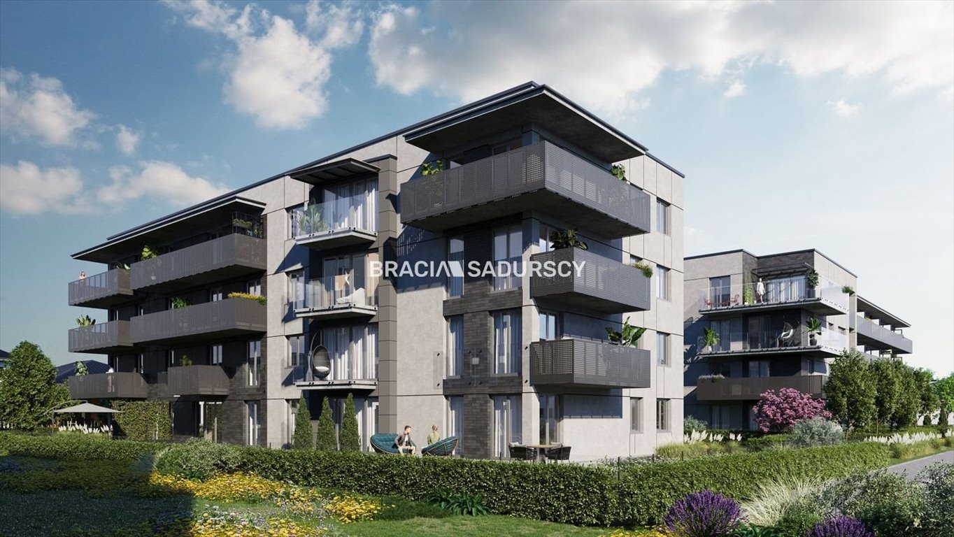 Na sprzedaż nowoczesne 3-pokojowe mieszkanie z balkonem i garażem Kraków, Prądnik Biały , Prądnik Biały, Noblistów Polskich  58m2 Foto 1