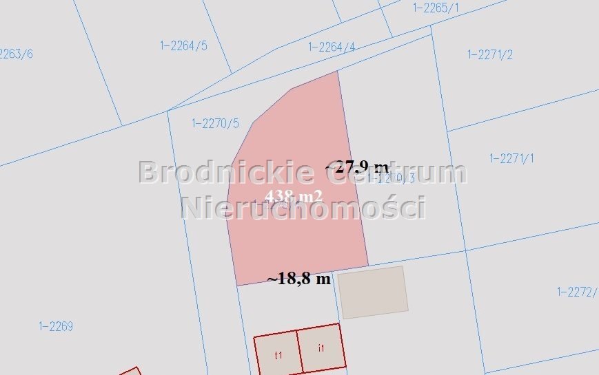 Działka budowlana na sprzedaż Brodnica, Brodnica  531m2 Foto 5