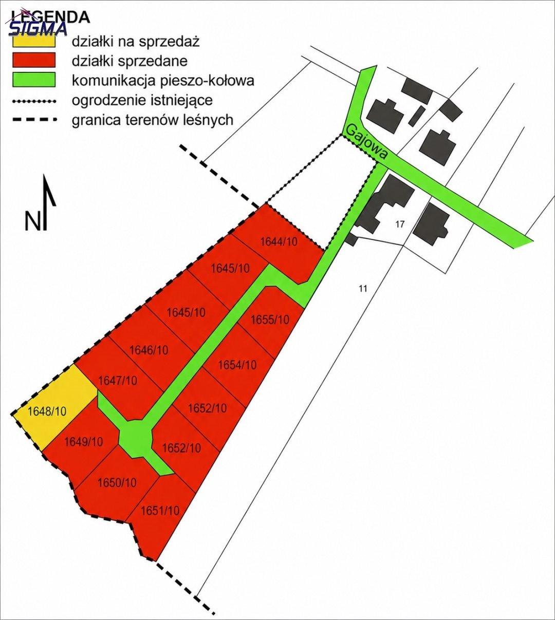 Działka 719 m² pod lasem w Górnikach - dojazd we współwłasności Bytom, Górniki  719m2 Foto 1