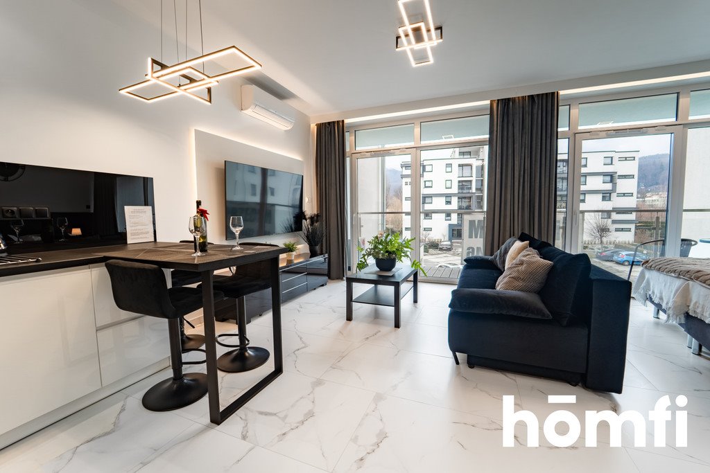 Luksusowy apartament 41 m² z tarasem i widokiem na góry Bielsko-Biała, Kamienica, al. Armii Krajowej  41m2 Foto 1