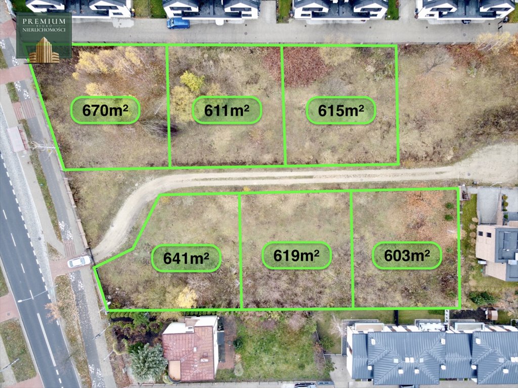 Działki budowlane pod domy jednorodzinne, media, 603-670 m² Białystok, Skorupy, Baranowicka  603m2 Foto 1