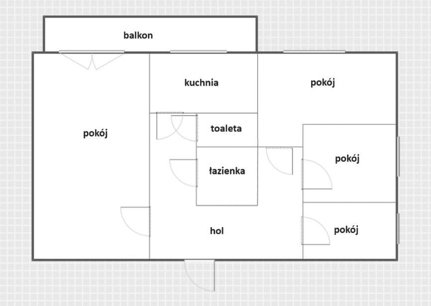 Sprzedam 4-pokojowe mieszkanie 69 m² z widokiem na Gdańsk Gdańsk, Przymorze, Lęborska  69m2 Foto 1